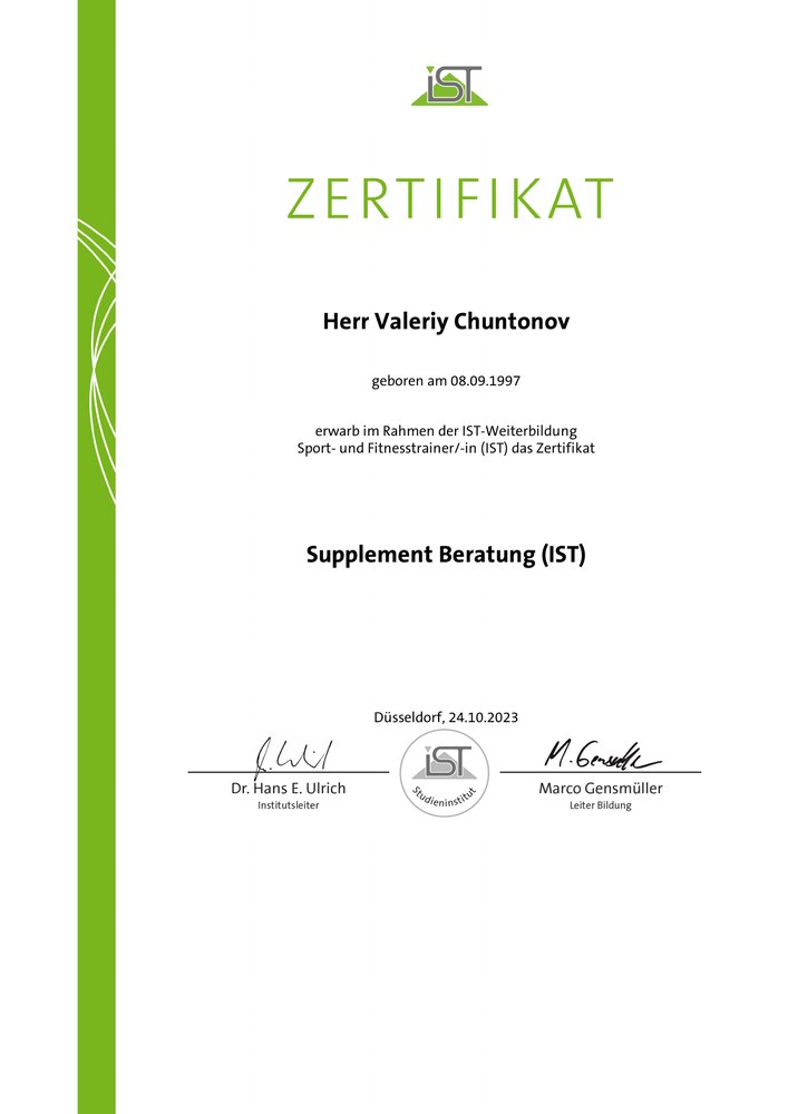 Supplement-Beratung